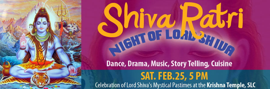 Shiva Ratri in the Krishna Temple Salt Lake City, Utah